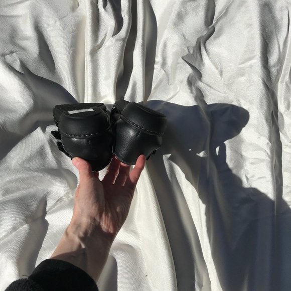 NIB CLARK’S size 7 Wide Laurieanne Holly flat sandal, black leather,. - Picture 5 of 5